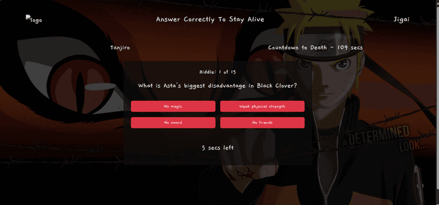 Anime Trivia Game